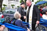 2011 Lourdes Pilgrimage - Archbishop Dolan with Malades (257/267)